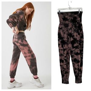 Young Fabulous & Broke Dark and Light Tie-Dye Joggers